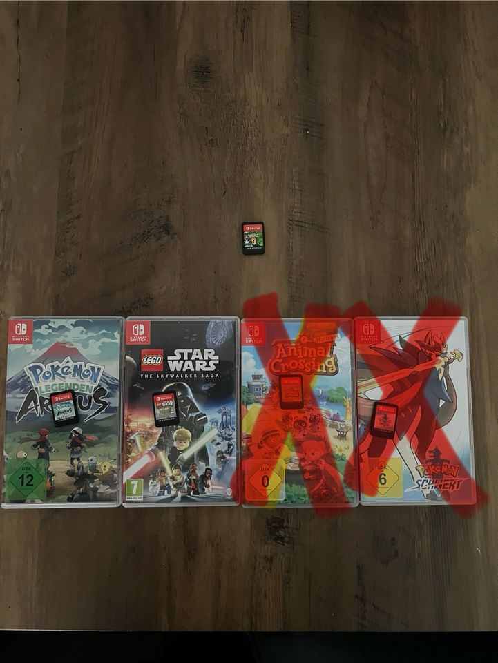 Nintendo Switch Spiele - Pokémon Arceus, Lego Star Wars,Luigus in Damme