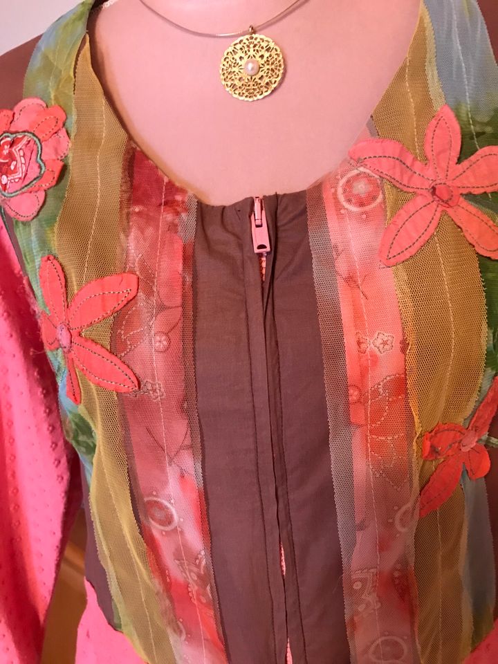 Einzelstück Handmade Blusenjacke Romantik Blumen Dawanda ❤️ in Illerkirchberg