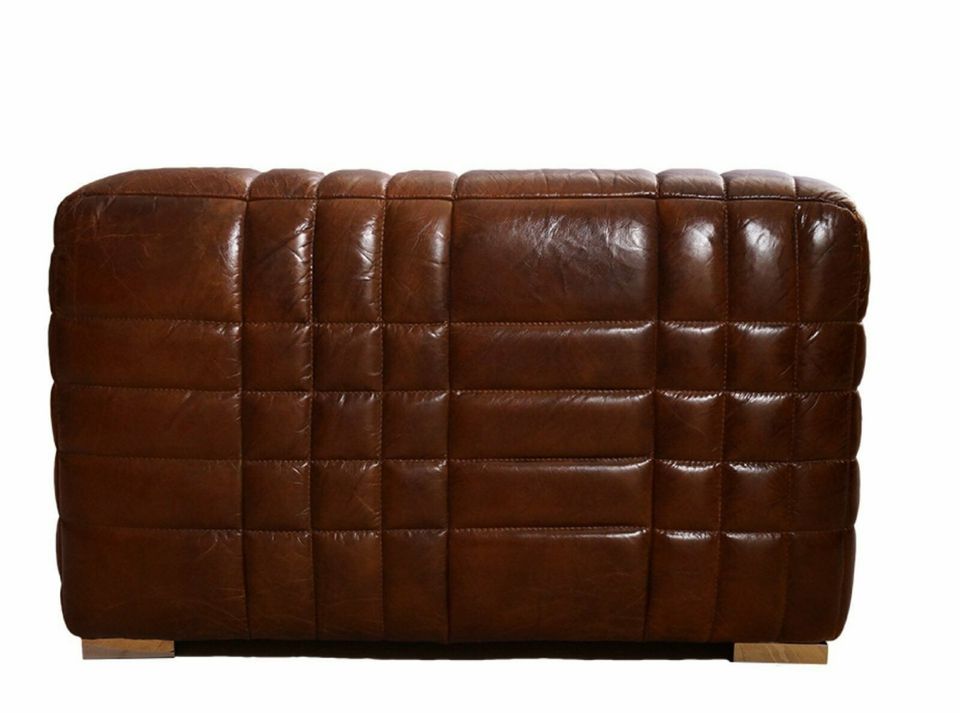 Designsofa Birsay 3-Sitzer Leder Vintage Cigar in Heiligenstedten