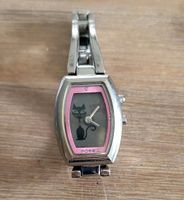 Fossil Big Tic Armbanduhr silber mit schwarz und pink Niedersachsen - Isenbüttel Vorschau