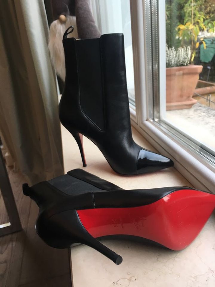 Original Christian Louboutin, Gr 39,5, Stiefelette, schwarz, in Hamburg