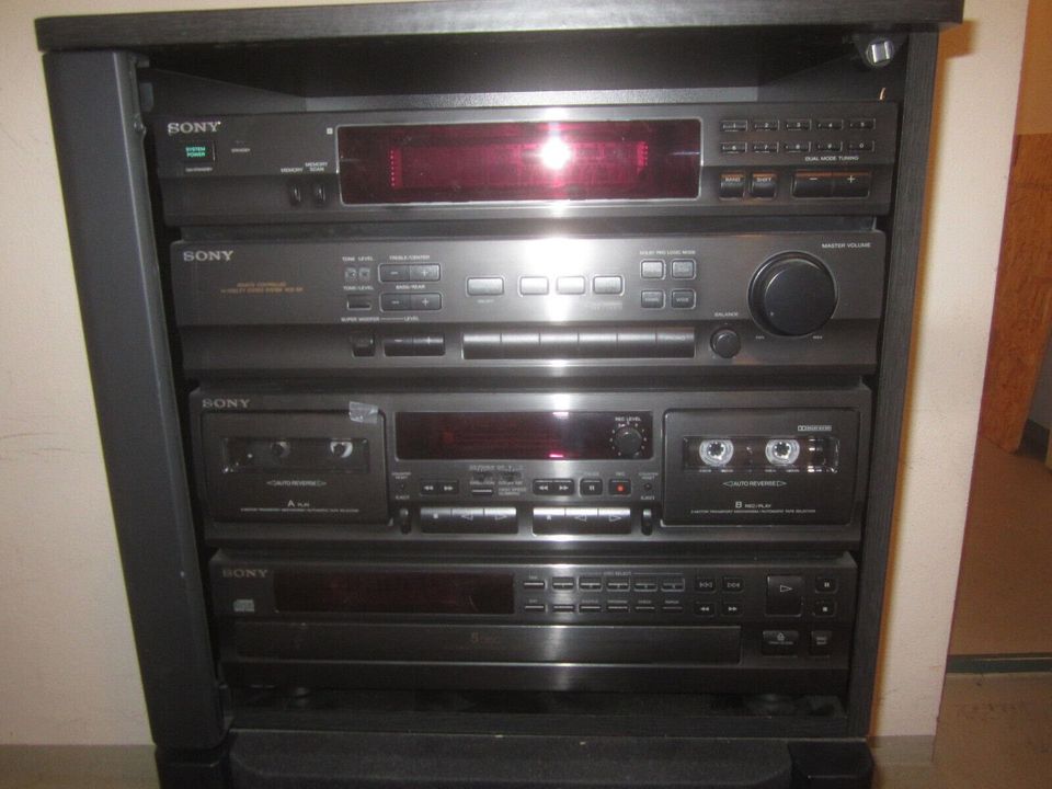 Sony Stereoanlage mit Subwoofer Verstärker CD-player etc in Oberammergau