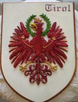 WAPPEN von TIROL (Österreich) - handbemalt / Werkstein: Zement? Baden-Württemberg - Asperg Vorschau