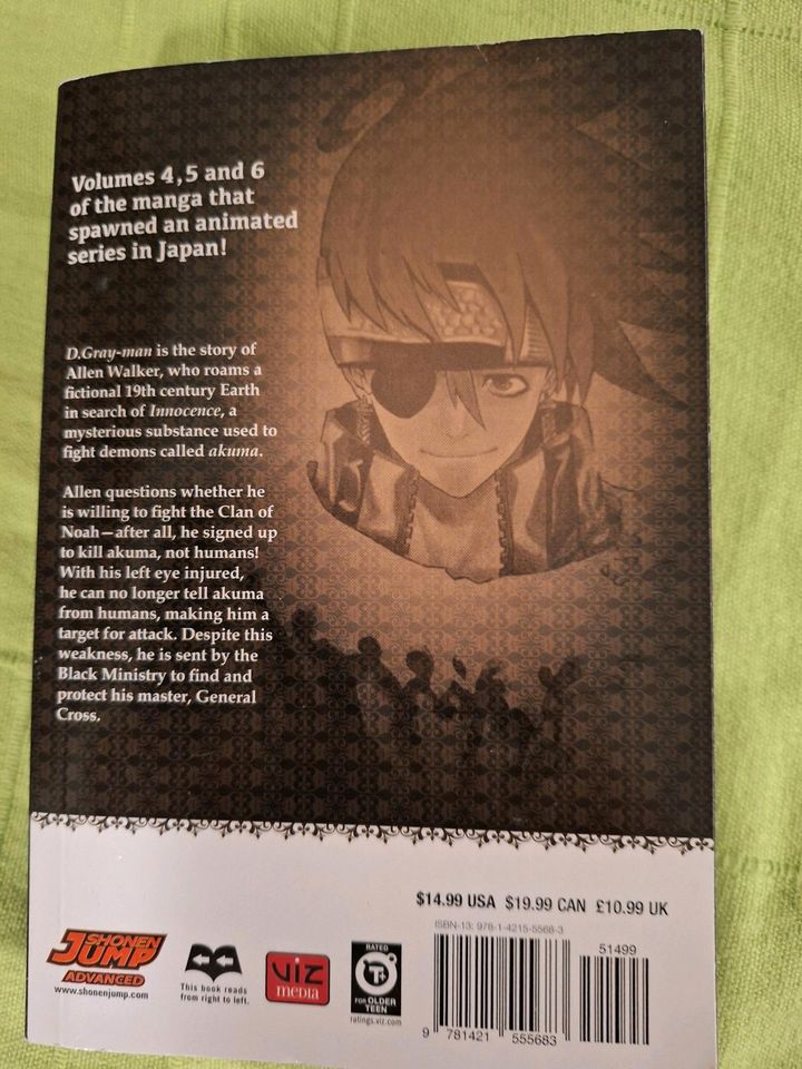 D. Gray-Man Manga Englisch Vol 4,5 und 6 in Dresden