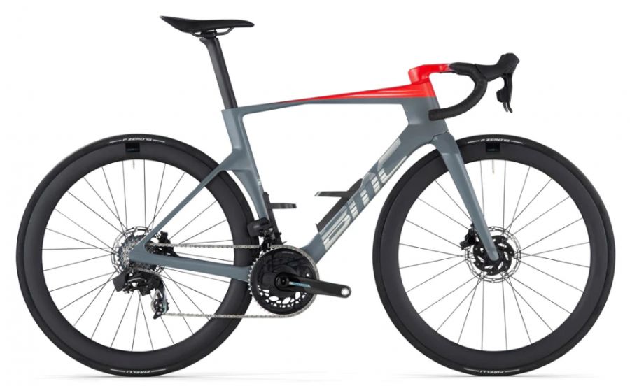 BMC TEAMMACHINE R 01 THREE SRAM FORCE AXS IRON GREY / NEON RED in Krefeld