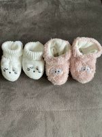 Babyschuhe Baby Schuhe 0-6 Monate rosa Weiß Katze Sachsen - Wurzen Vorschau