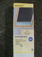 2 Dachfenster-Verdunkelungs-Rollo, blau, 38,3x74cm f.Veluxfenster Niedersachsen - Stadthagen Vorschau