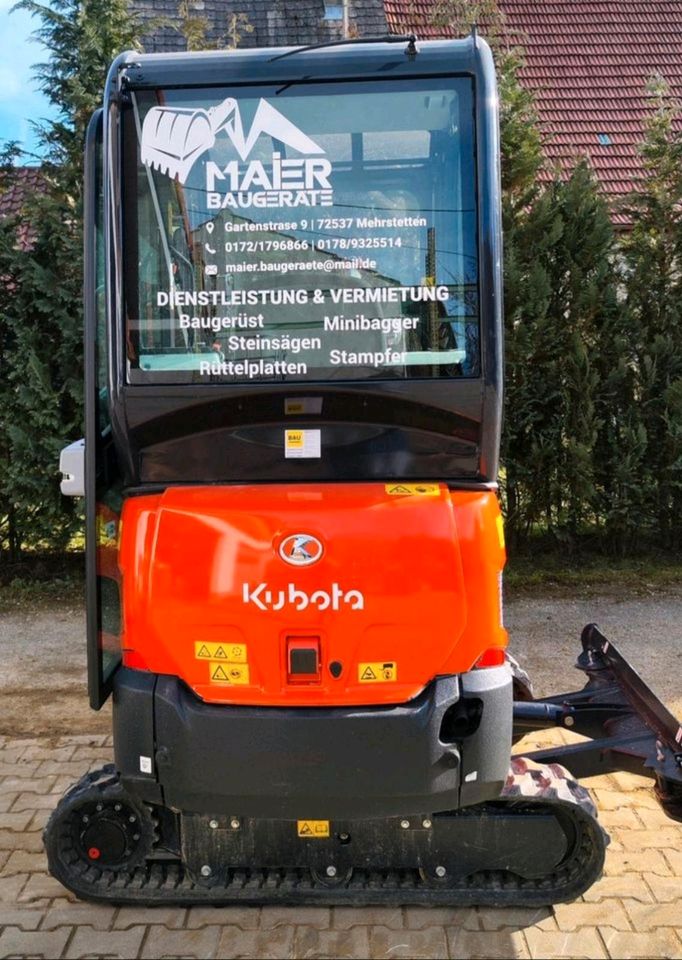 Kubota KX 019-4 Minibagger  Powertilt Bagger in Laichingen