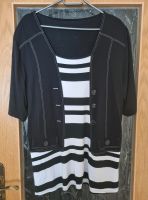 Damen-Shirt schwarz/weiß, Gr. 44, NEU Sachsen-Anhalt - Stendal Vorschau