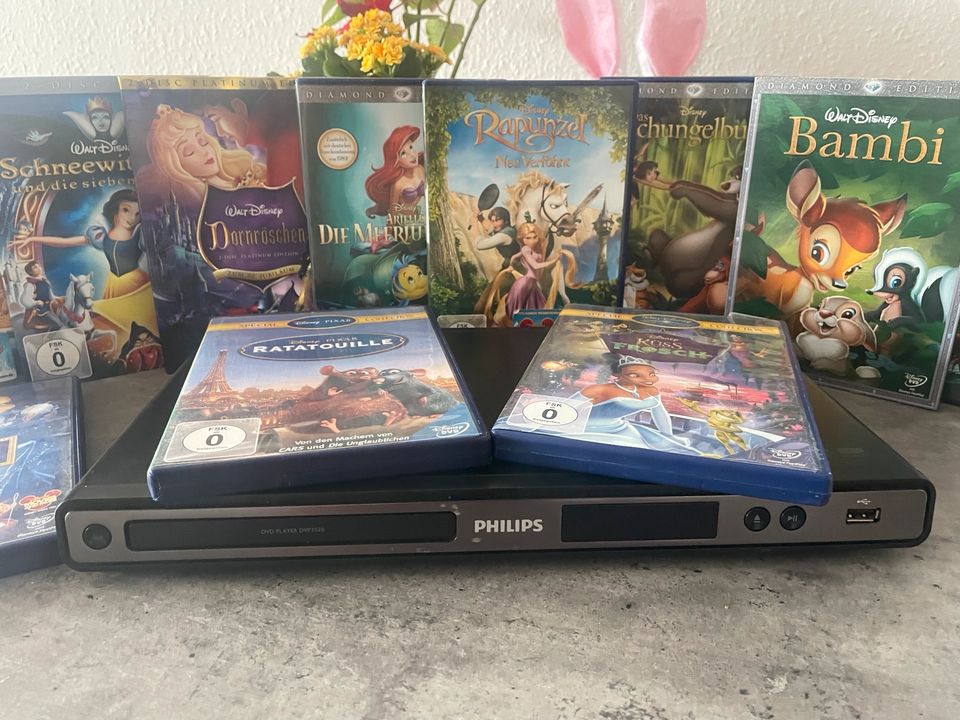 DVD Player mit Disney DVD‘s in Altlandsberg