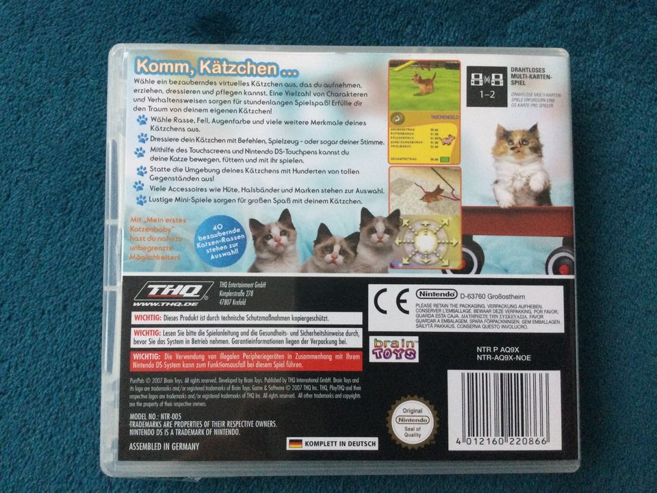 Nintendo 3DS Spiel Mein erstes Katzenbaby in Rottweil