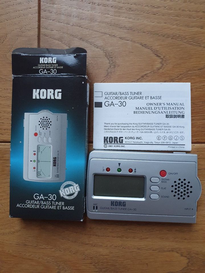 Korg GA-30 Stimmgerät für Gitarre/Bass in Nürnberg (Mittelfr)