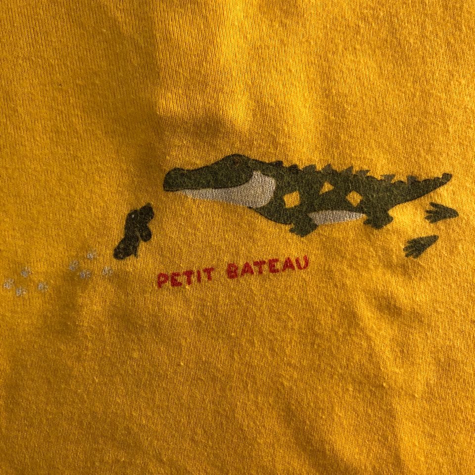 Petit Bateau T-Shirt Hund Krokodil Gr. 68 in Düsseldorf