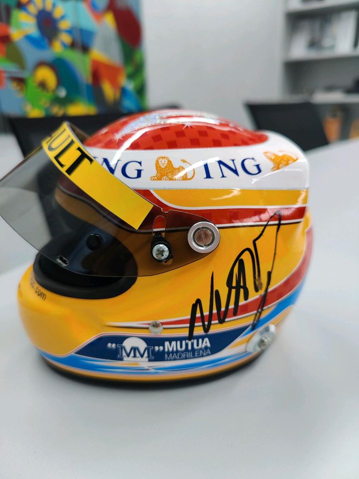 Formel 1 Helm Nelson Piquet Jun. Memorabilium in Kirkel