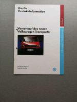 VW Volkswagen Transporter Produkt Information Prospekt Broschüre Bayern - Adelschlag Vorschau
