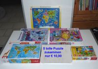 5 verschiedene Puzzle,Disney Frozen/ Disney Princess/Maja/Weltkar Hessen - Ortenberg Vorschau