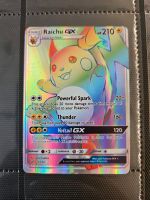 Pokemon Karte "Raichu GX" Rainbow Niedersachsen - Braunschweig Vorschau