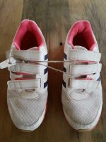 Adidas Hallenschuhe/Turnschuhe weiß-pink Gr. 35 Rheinland-Pfalz - Hirz-Maulsbach Vorschau