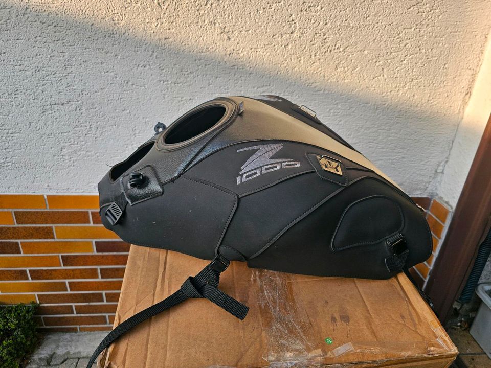 Z1000 Bagster Motorrad-Tankschutz, Tank Protector Leder schwarz in Oberursel (Taunus)