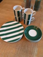 Kaffeeservice für 4  ‼️ 12 Teile, grün-weiß Nordrhein-Westfalen - Borken Vorschau