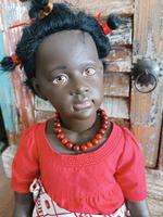 Sigikid Künstler Puppe von Ilse Wippler Afrikanerin Bayern - Tiefenbach Oberpf Vorschau