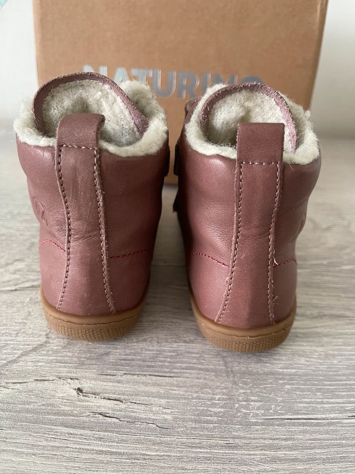 Naturino Leder-Winterboots "Bub" in Rosa in Großrosseln