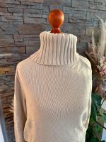 Esprit Stiefelkleid S/36 lang Pullover Pulli Beige Rollkragen Wol Hessen - Liederbach Vorschau