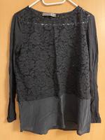 Damenbluse Bluse schwarz mit Spitze von Hallhuber Nordrhein-Westfalen - Marl Vorschau