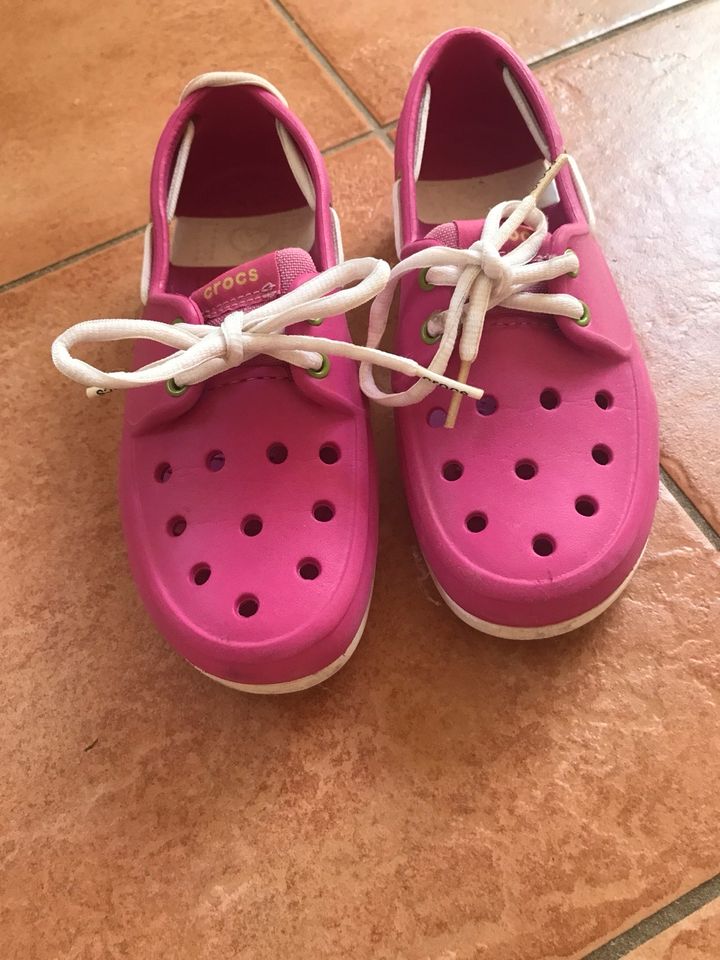 Crocs J2 Gr. 33/34 rosa Badeschuhe Strandschuhe in Teltow