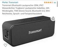 Tronsmart Bluetooth Lautsprecher neu OVP Nordrhein-Westfalen - Krefeld Vorschau