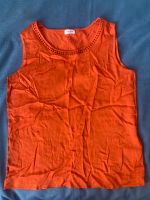 Gerry Weber Shirt Bluse orange Oberteil Top mit Spitze 38 M Damen Frankfurt am Main - Sachsenhausen Vorschau