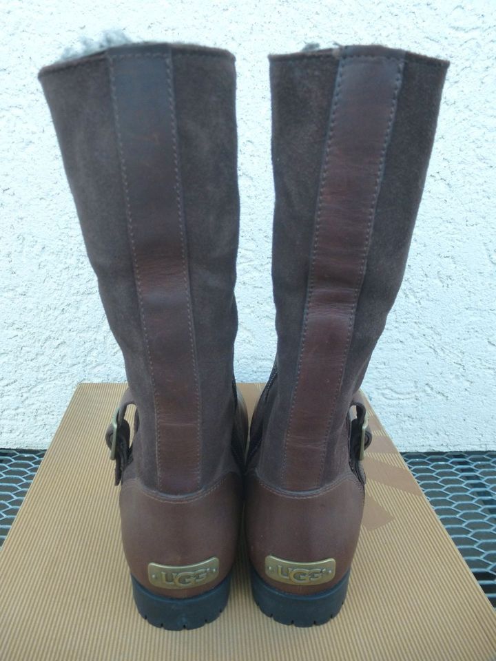 UGG Boots Winter Stiefel Bellvue III braun 37 Lammfell gefüttert in Guldental