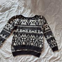 Festlicher H&M Pullover Pailletten Glitzer 36 38 S/M Bayern - Waldkirchen Vorschau