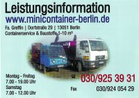 Minicontainer/Entsorgung/Gartenabfall/Bauschutt/Holz/usw. Berlin - Hohenschönhausen Vorschau