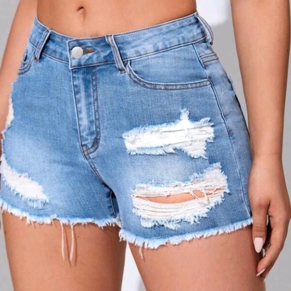 kurze Damen Denim Gr. 27 NEU in Petershausen