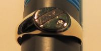 Gold Ring D 20mm mit kleinem Brilli 585er Gold  14 Karat Duisburg - Meiderich/Beeck Vorschau