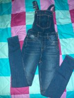 H&M Mädchen Latzjeans Gr.34 blau Sachsen-Anhalt - Magdeburg Vorschau