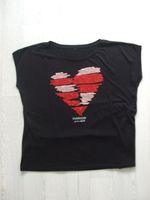 Damen T-Shirt schwarz mit Pailetten, Gr. 42 Berlin - Reinickendorf Vorschau