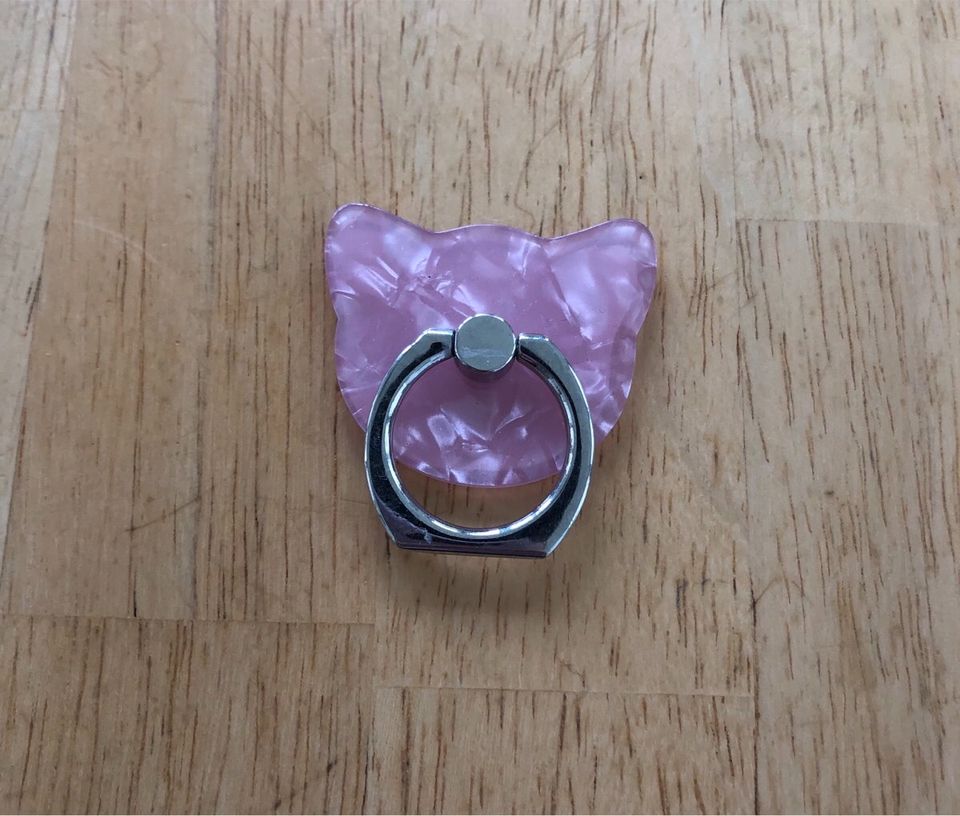 Popsocket Fingerhalterung Handy Katze pink Ring neu rosa in Eberswalde