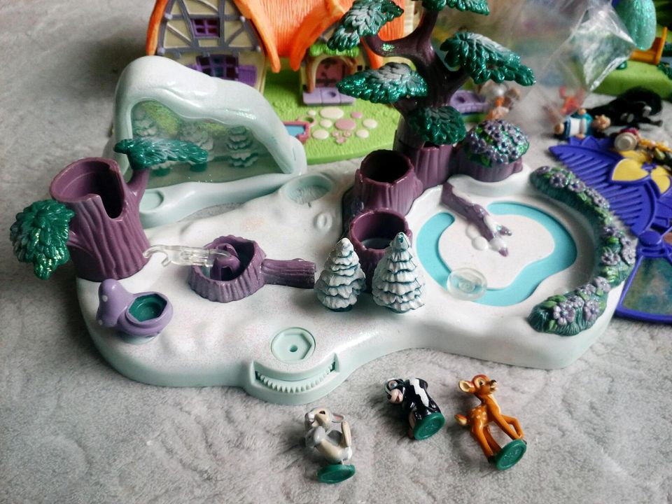 Polly Pocket Disney Mulan Daisy Schneewittchen Arielle Bambi in Melsungen