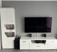 Wohnwand Wohnzimmer Möbel Lowboard Set Hochglanz weiß Nordrhein-Westfalen - Viersen Vorschau