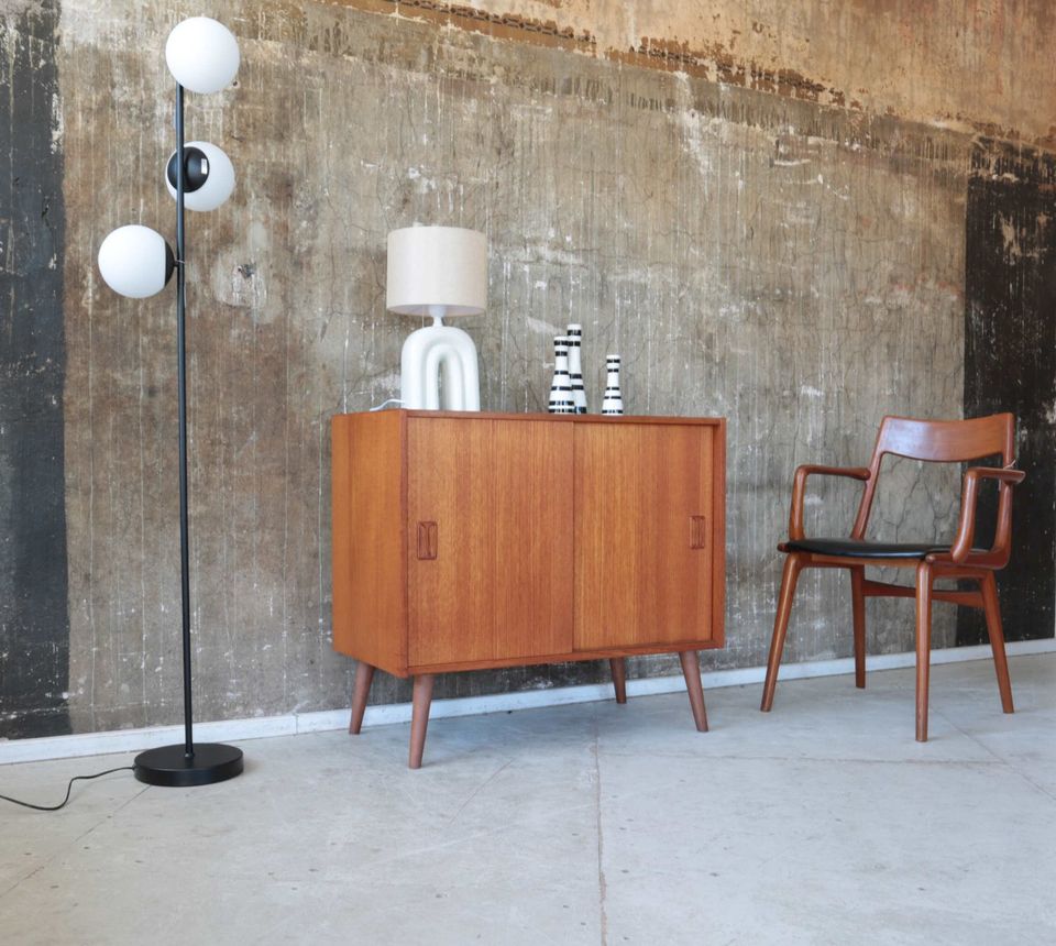 Vintage 60er Teak Kommode Danish 60s MidCentury Cabinet Sideboard in Berlin