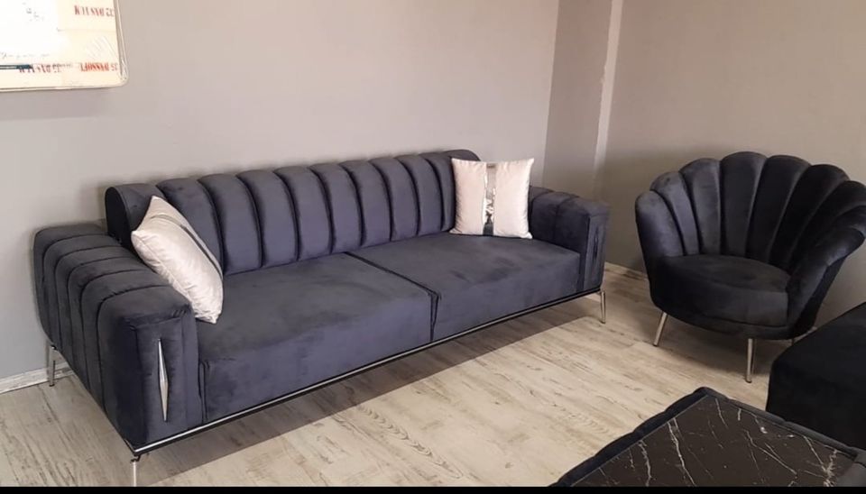 Ecksofa Sofa Couch+ Couchtisch TOP DEAL Kostenlose Lieferung in Essen