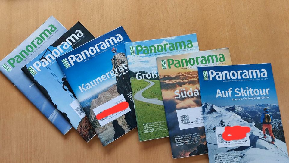 6x DAV Panorama Bergsport Zeitschriften 2021 in Bielefeld