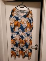 Jersey Kleid petrol/Orange weiß Blätter 44/46 Niedersachsen - Celle Vorschau