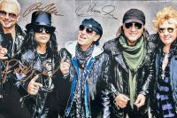 Scorpions multi signiertes Farbfoto 3 Autogrammen Klaus Meine COA München - Au-Haidhausen Vorschau