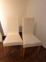 2 Stühle mit weißem Bezug Niedersachsen - Oldenburg Vorschau
