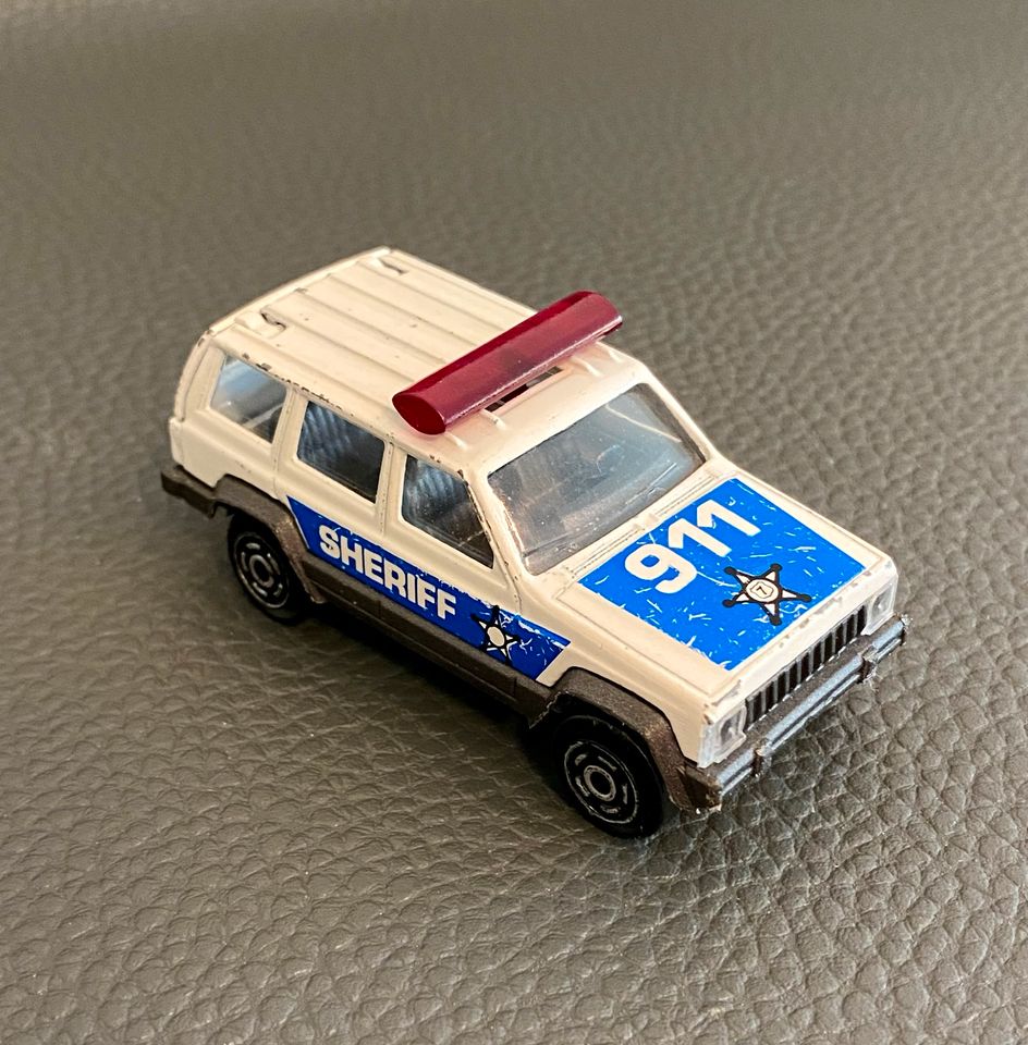 Majorette Jeep Cherokee 4x4, Police / Sheriff, Nr. 224 in Mainz