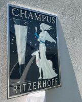 Ritzenhoff CHAMPUS Rarität - 89 x 123 cm - Elegante Deko ! Bielefeld - Dornberg Vorschau