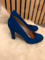 Pumps Damen Schuh | Graceland Gr. 39 | blau, samt -neuwertig Nordrhein-Westfalen - Löhne Vorschau